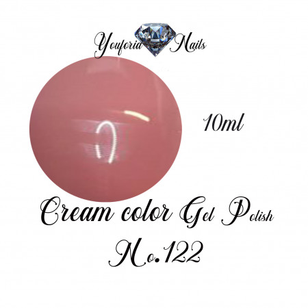 Cream Color Gel Polish Nr.122 10ml