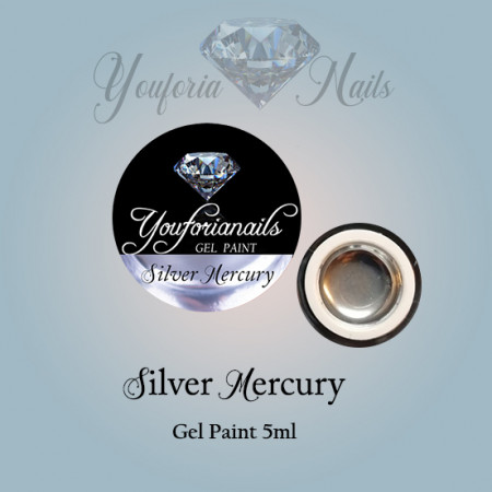 Silver Mercury Gel Paint 5ml