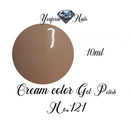 Cream Color Gel Polish Nr.121 10ml