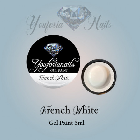 French White Gel Paint 5ml