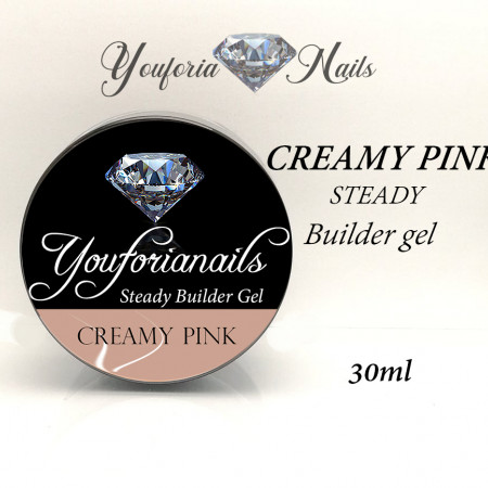 Creamy Pink Steady Builder and Camouflage gel 30ml