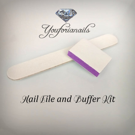 Nail file and buffer kit