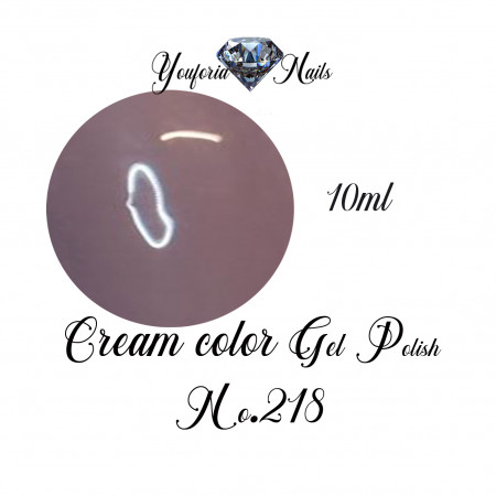 Cream Color Gel Polish Nr.218 10ml