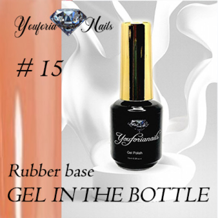Rubber Base Gel in the Bottle Nr.15 15ml
