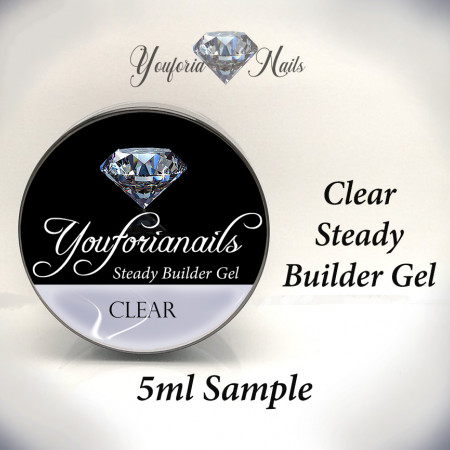 Steady Builder Gel Clear 5ml Sample