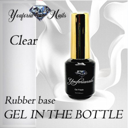 Rubber Base Gel in the Bottle Clear 15ml