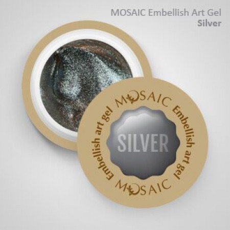 Mosaic 3d Gel Embellish 5ml Silver