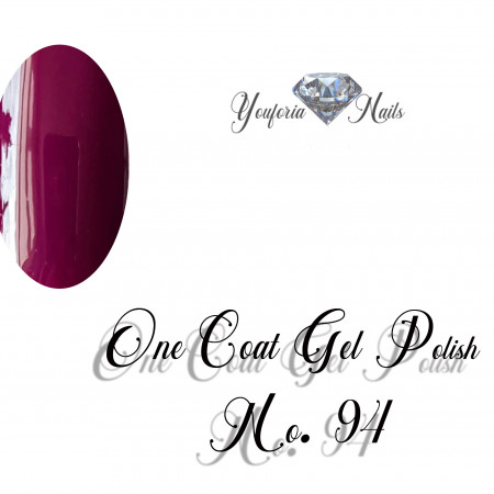 Youforianails One Coat gel polish Nr.94. 10 ml 0.33o.z.