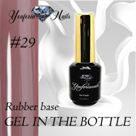 Rubber Base Gel in the Bottle Nr.29 15ml