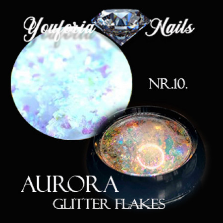 Aurora Glitter Flakes Nr.10.