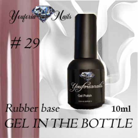 Rubber Base Gel in the Bottle Nr.29 10ml