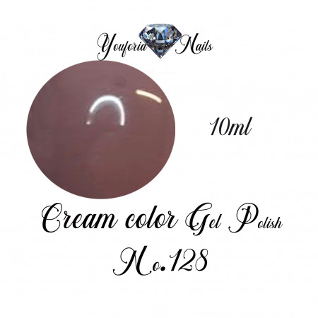 Cream Color Gel Polish Nr.128 10ml