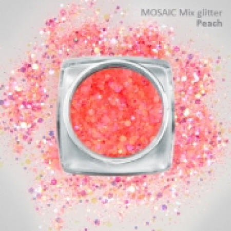  "Mix" Luxury Glitter Peach