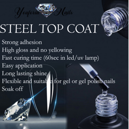 Steel Top Coat Gel 15ml