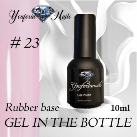 Rubber Base Gel in the Bottle Nr.23 10ml