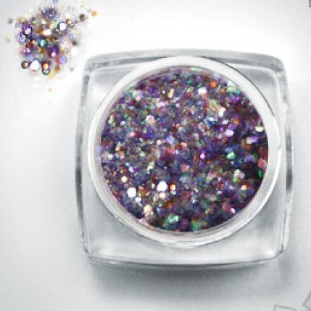 Luxury multi shine glitter with opal bits