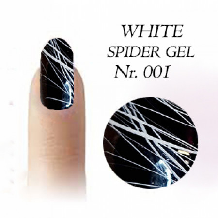 Spider Nail art Gel Nr.001 White 5ml