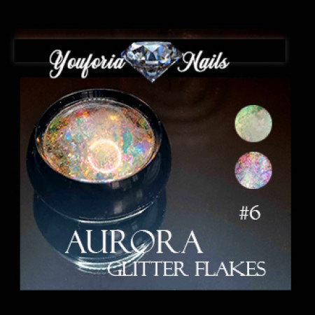 Aurora Glitter Flakes Nr.6.