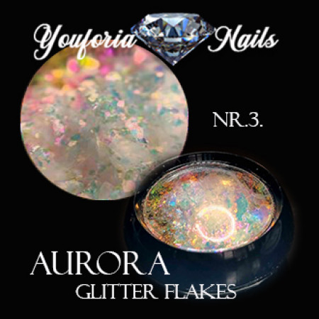 Aurora Glitter Flakes Nr.3.