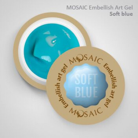 Mosaic 3d Gel Embellish 5ml Soft Blue