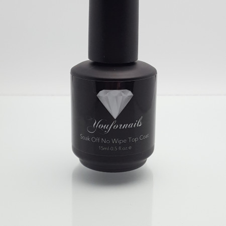 Youforianails Soak off No wipe top coat gel 15ml