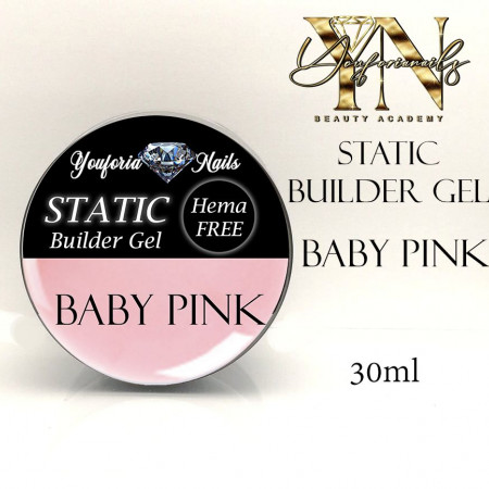 Static Builder Gel Baby Pink 30ml