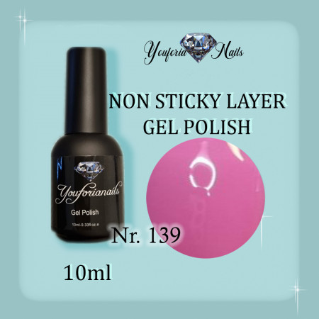 Non Sticky Gel polish 10ml Nr.139