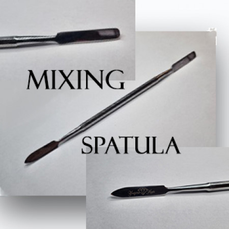 Doublesided Metallic Mixing Spatula