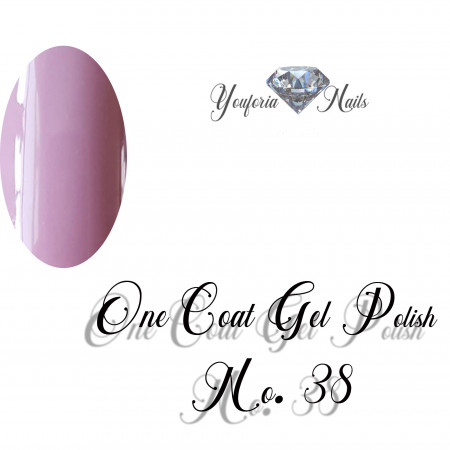 Youforianails One Coat gel polish Nr.38. 10 ml 0.33o.z.