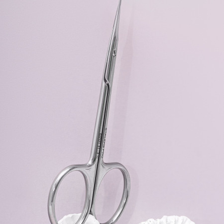 Professional cuticle scissors with hook EXPERT 51 TYPE 3