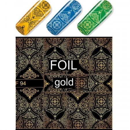 SLIDER NAIL ART F94 GOLD