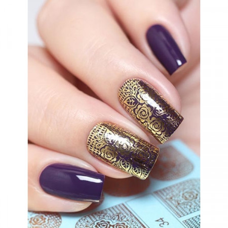 SLIDER NAIL ART F34 GOLD