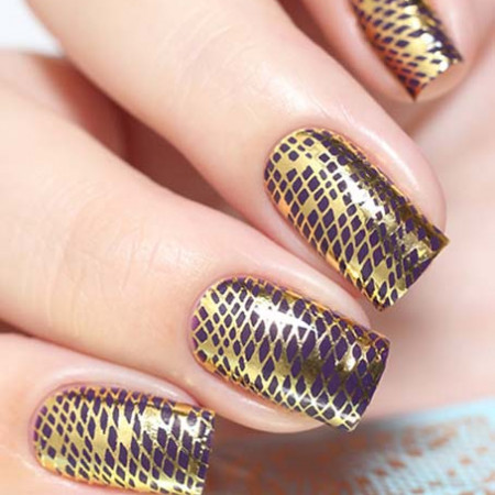 SLIDER NAIL ART F79 GOLD