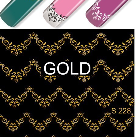 SLIDER NAIL ART S228 GOLD