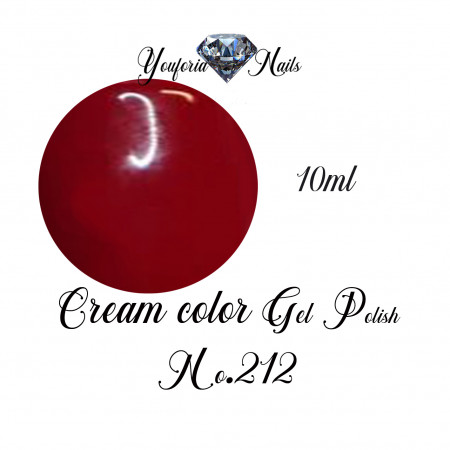 Cream Color Gel Polish Nr.212 10ml