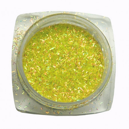 Microslice glitter yellow