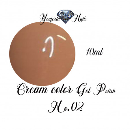 Cream Color Gel Polish Nr.02 10ml