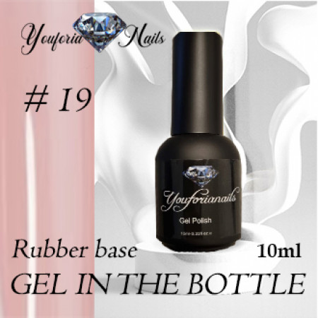 Rubber Base Gel in the Bottle Nr.19 10ml