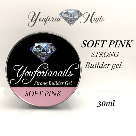 Soft Pink Strong Builder Gel 30ml