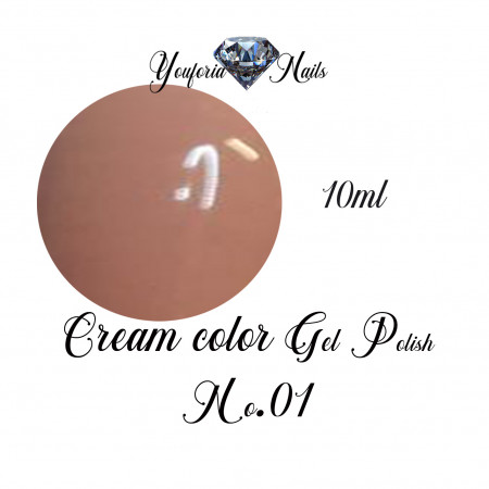 Cream Color Gel Polish Nr.01 10ml