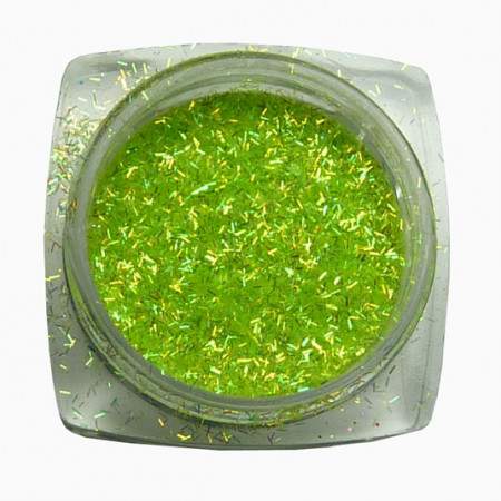 Microslice glitter green
