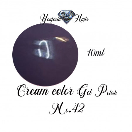 Cream Color Gel Polish Nr.42 10ml