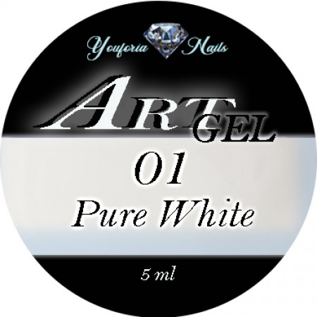 Pure White 01 Art Gel 5ml 