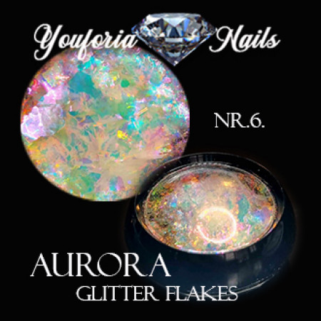 Aurora Glitter Flakes Nr.6.