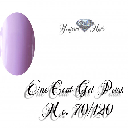 Youforianails One Coat gel polish Nr.70/120. 10 ml 0.33o.z.