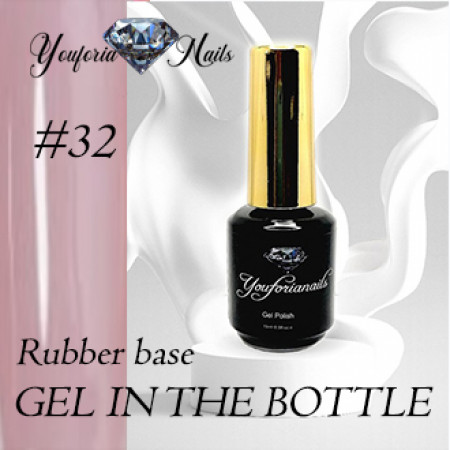 Rubber Base Gel in the Bottle Nr.32 15ml