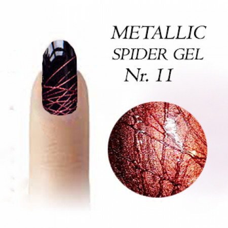 Metallic spider gel Nr.11 Brown 5ml