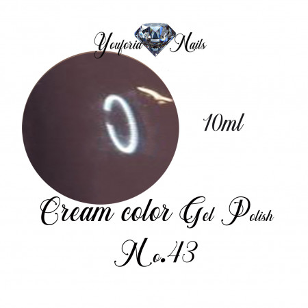 Cream Color Gel Polish Nr.43 10ml