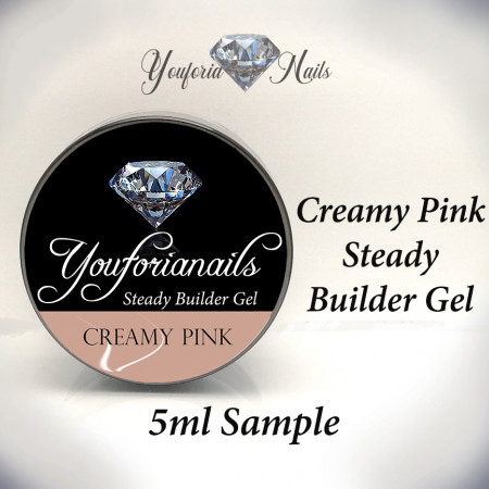 Steady Builder Gel Creamy Pink 5ml Sample