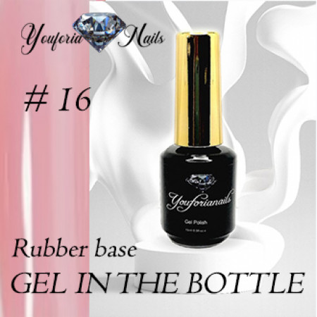 Rubber Base Gel in the Bottle Nr.16 15ml
